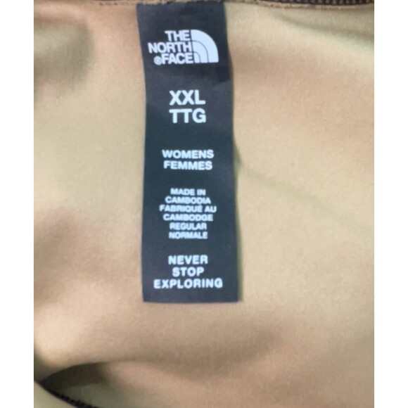 Women’s The North Face Long One Piece Jumpsuit Sleeveless Brown XXL NWT Plus - Picture 8 of 10